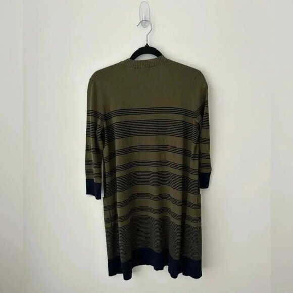 Talbots Pima cotton stripe cardigan - Picture 11 of 13